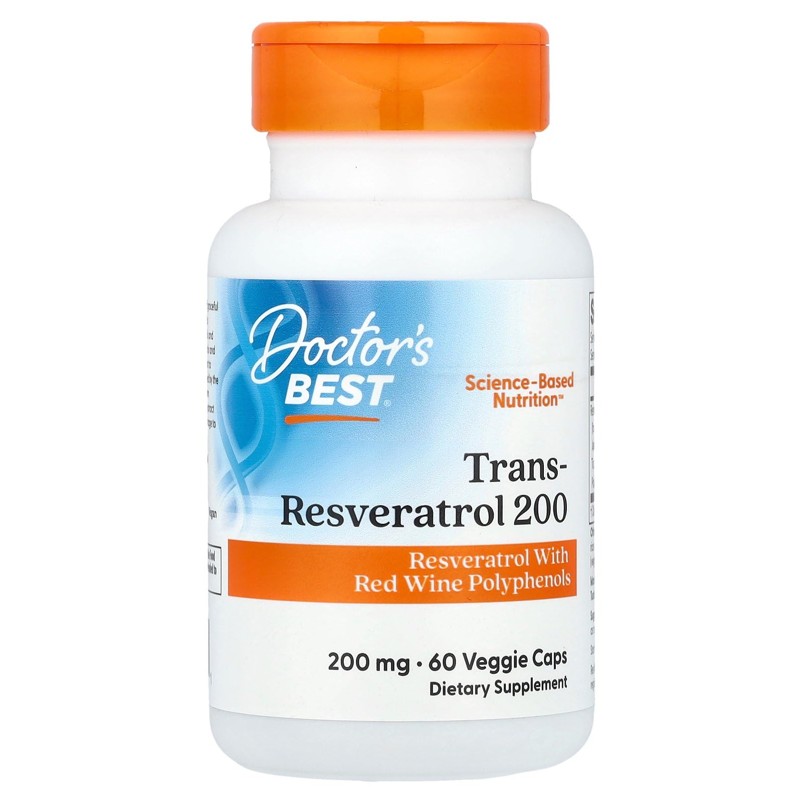 Doctors Best, Trans-Resveratrol, 200 mg, 60 Veggie Caps (B002SE3E86) Amazon Price History, Amazon Price Tracker