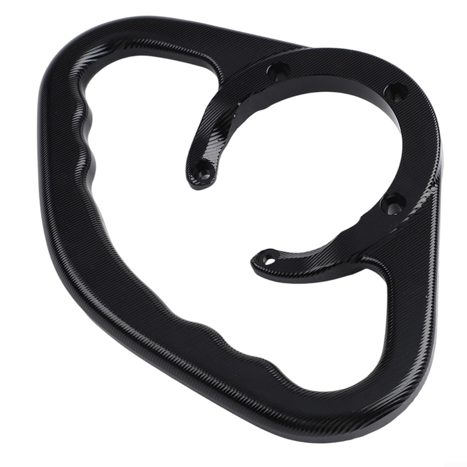 Maniglia per serbatoio del carburante per moto, barra di presa posteriore per passeggeri in alluminio di ricambio per Suzuki (nero)