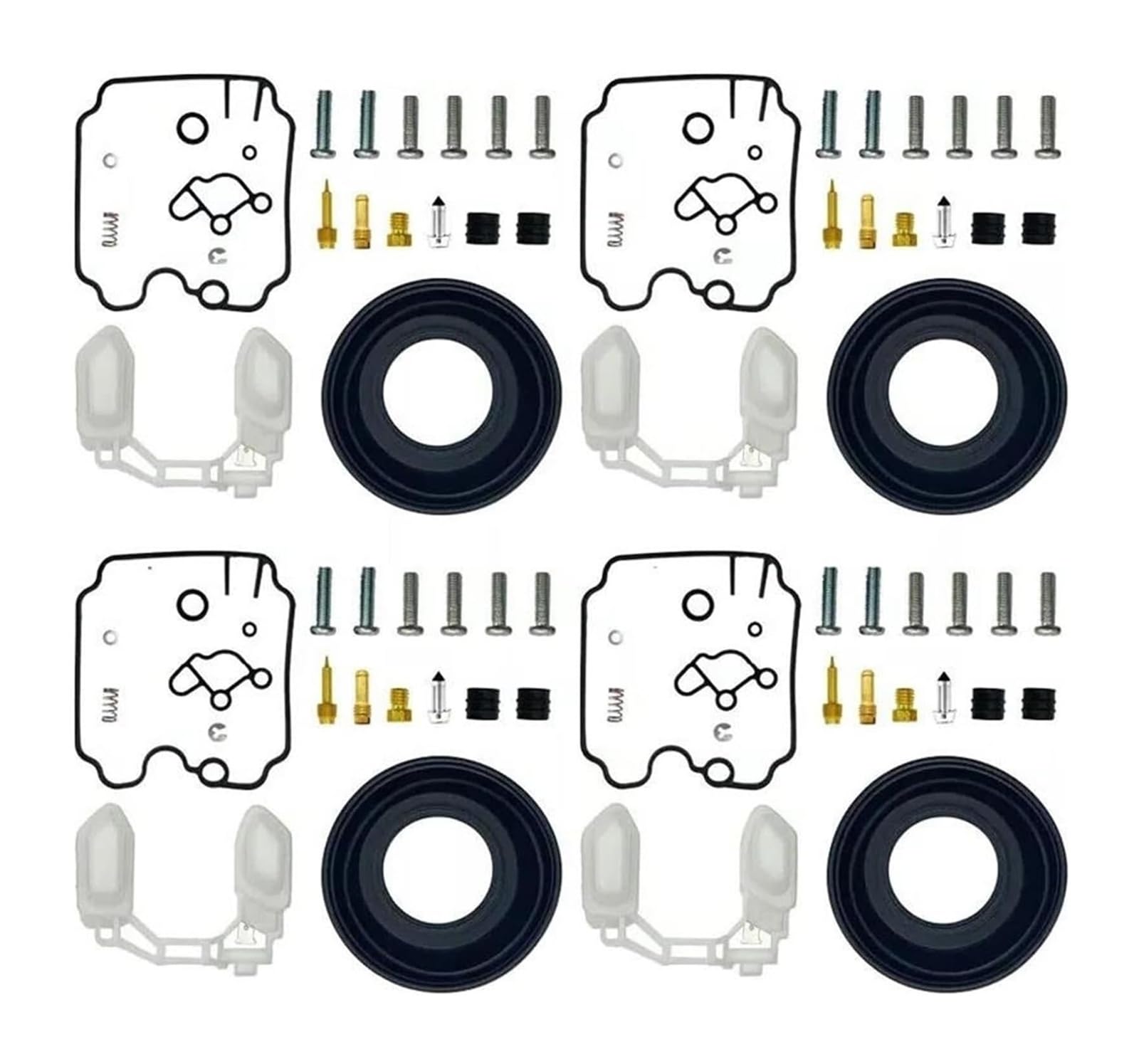 Per Yamaha FZR600R 1989-1999 Kit Di Riparazione Carburatore Per Moto Set Revisione Guarnizione E Membrana Kit Di Riparazione Carburatore Per Motociclette