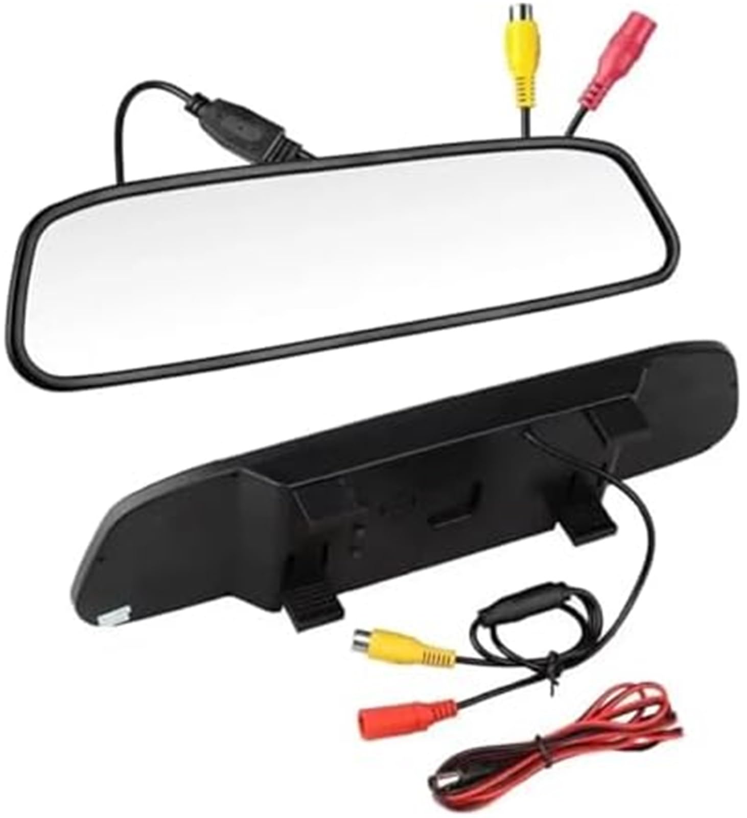 Tylna kamera pojazdu Bezprzewodowa kamera cofania z monitorem lustrzanym, dla parkowania pojazdów HD 4.3(BLACK XC XFD)