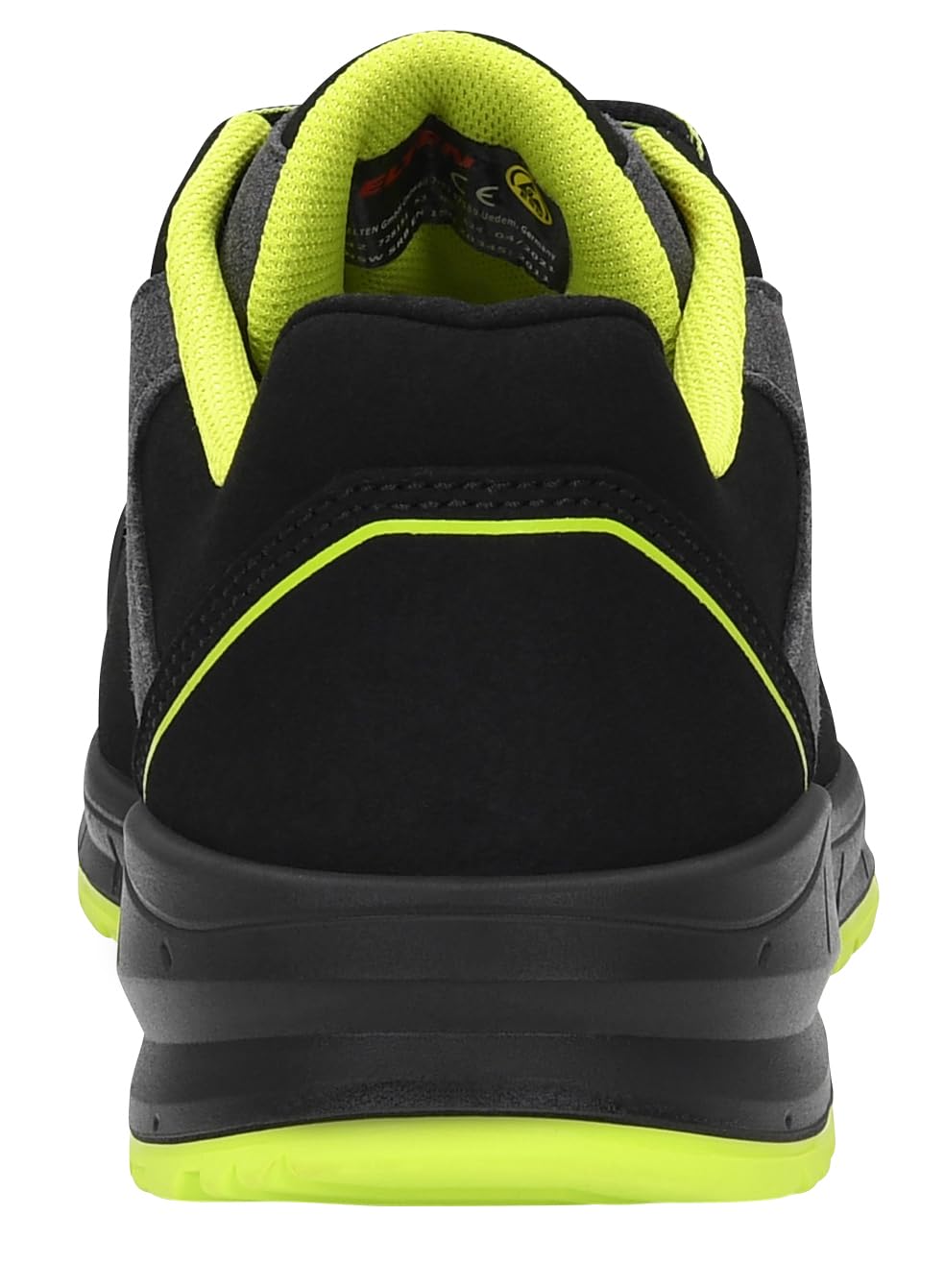 ELTEN Loan XXSports Pro Black-Lime Low ESD S3 | Sicherheitsschuhe für Damen & Herren, Stahlkappe, leicht, atmungsaktiv