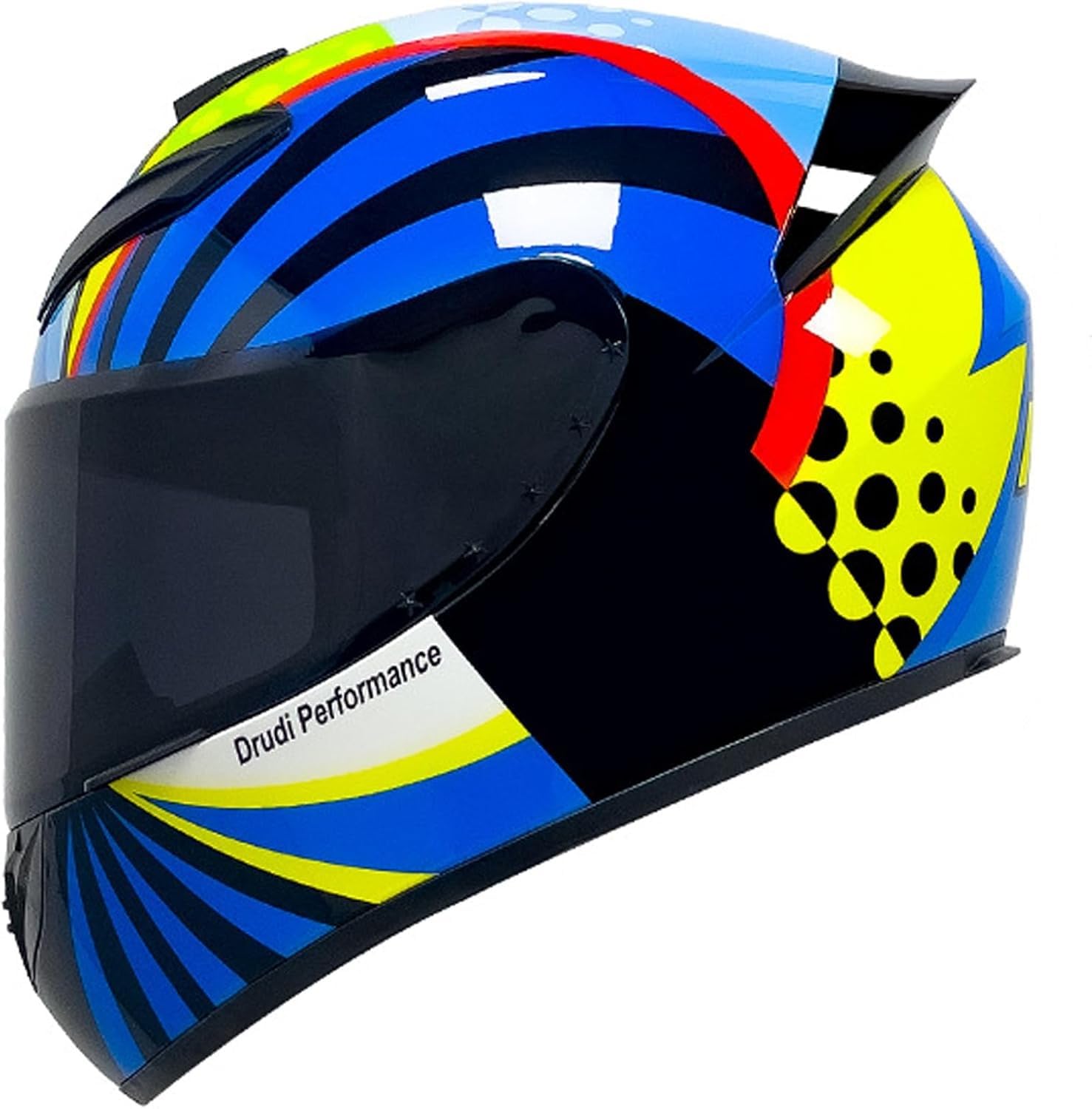 Casco Integrale For Moto Casco Da Corsa For Bici Da Strada Omologato DOT Ed ECE Con Visiera For Adulti, Uomini E Donne