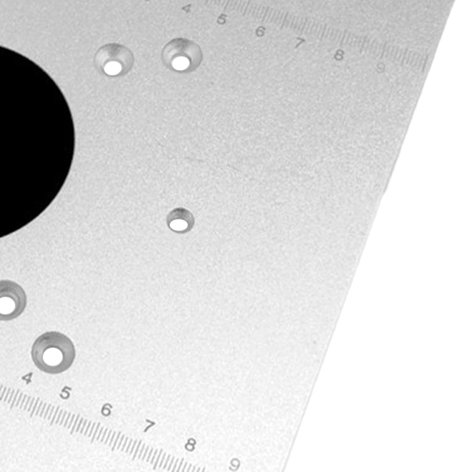 Placa de Inserción de Aleación de Aluminio de Alta Dureza 2 en 1 Tablero Abatible de Mesa de Enrutador para Fresadora de Banco de Carpintería Máquina Cortadora para Enrutador
