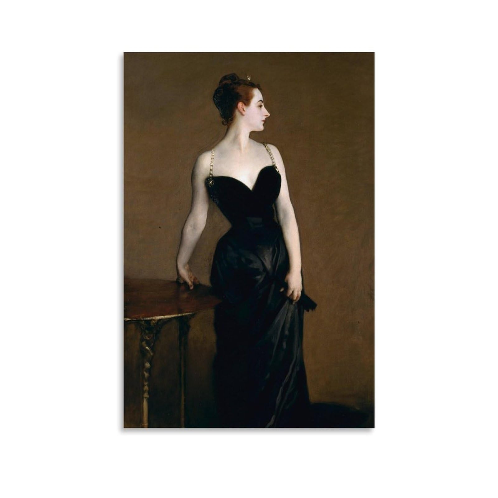 XuXueCC John Singer Sargent Wall Art Prints Paintings Poster Madame X (Madame Pierre Gautreau) Canvas Art And Wall Art Picture Print Modern Family Bedroom Decors Unframe 12x18inch(30x45cm)