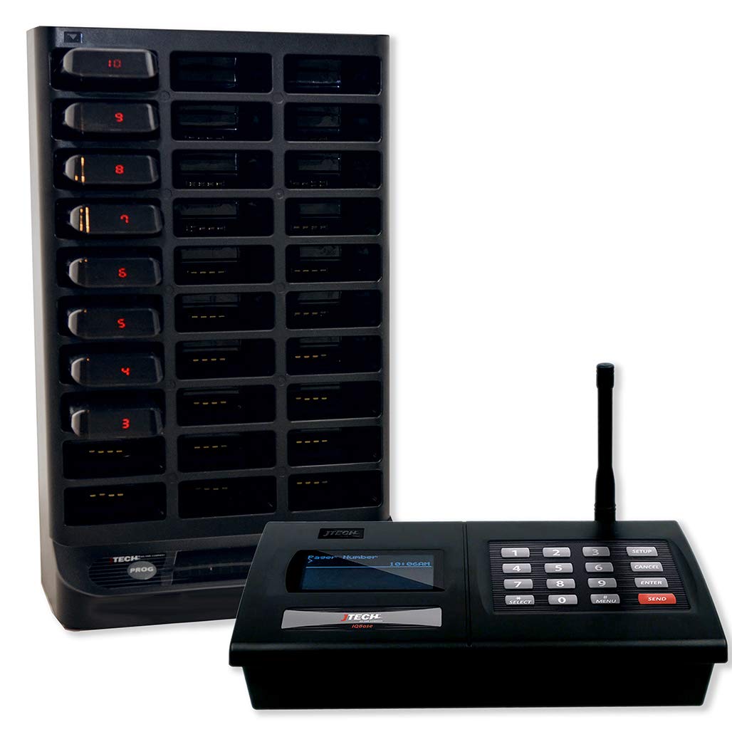 JTECH IQ Base Guest Paging System - 10 IQ Pagers