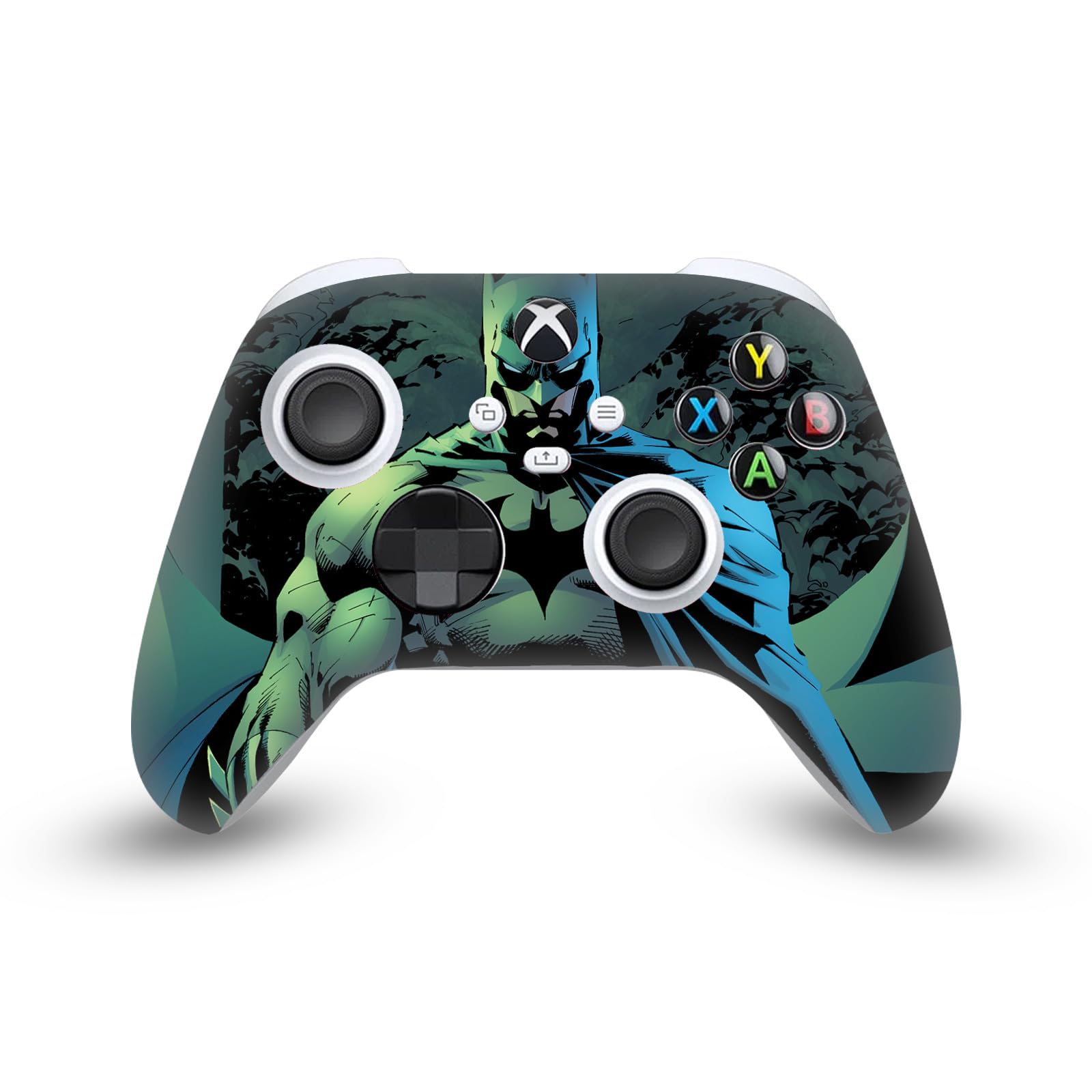Head Case Designs Sous Licence Officielle Batman DC Comics Costume Hush Logos Et Bandes Dessinées Enveloppement De Console De Jeu Et Skins Pour Manette De Jeu Ensemble compatible avec Xbox Series X