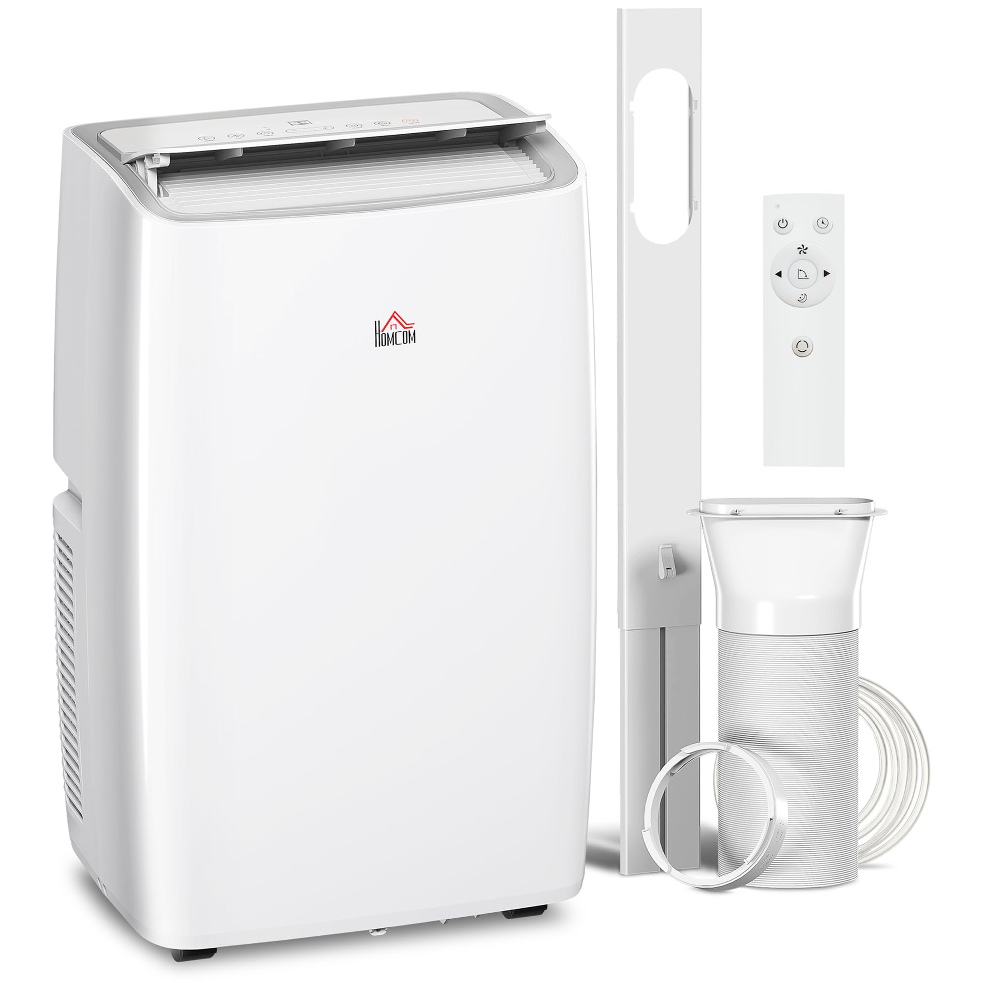 Homcom 12,000 Btu Portable Air Conditioner Unit With Remote, 24H Timer