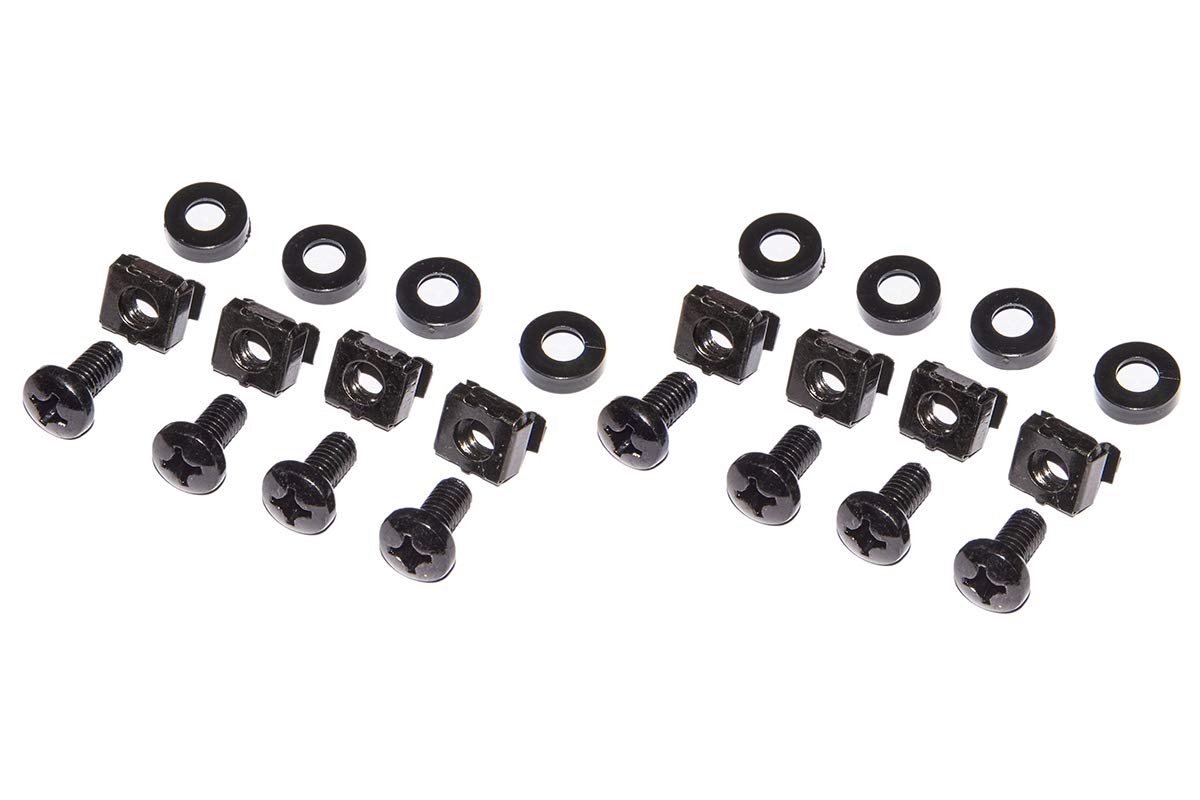 LINK LK19RAIL 4U Halterung für Schränke 19 Zoll zur Installation von Geräten auf Din Rail Farbe Schwarz