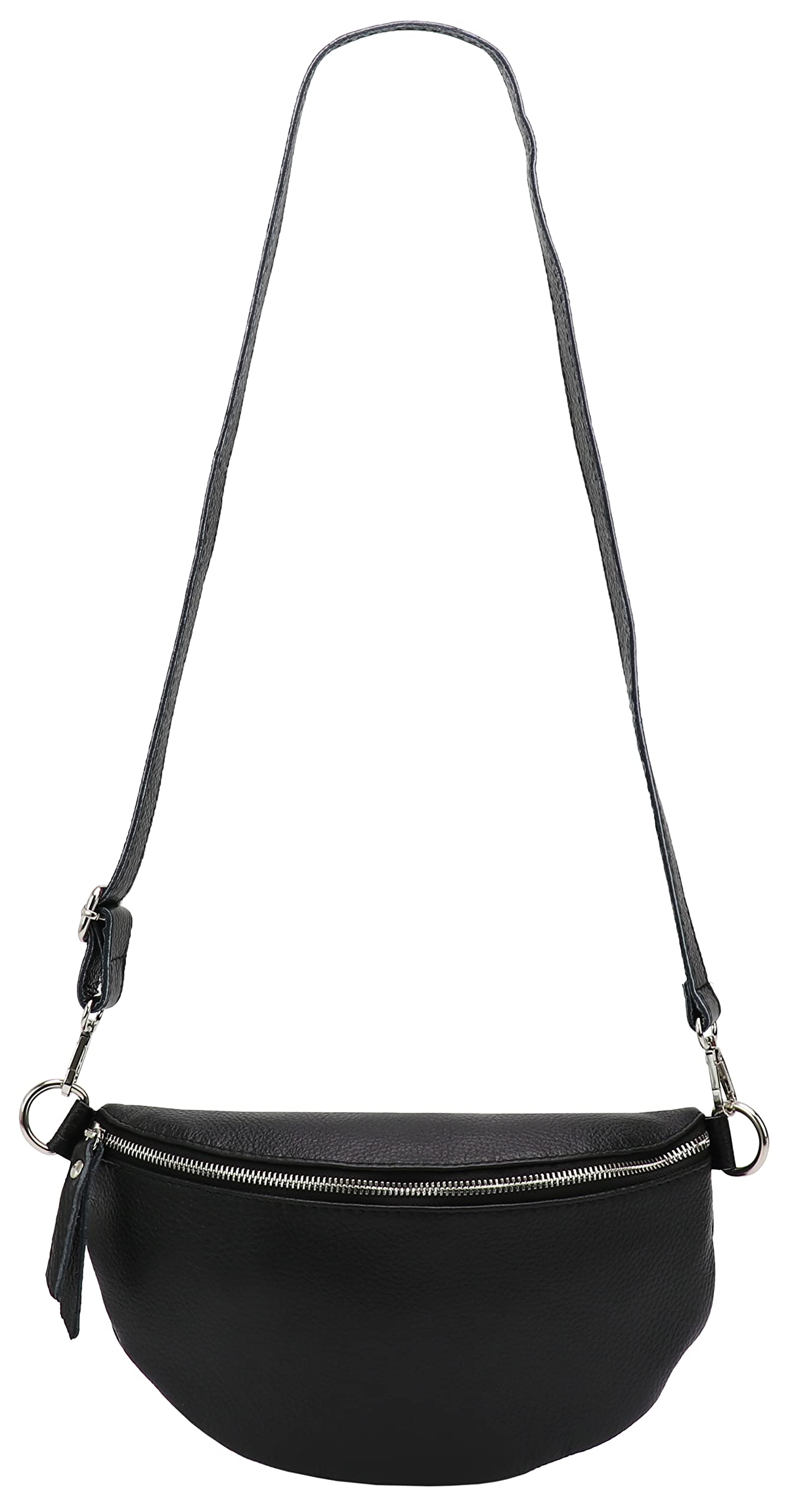 SH Leder ® Lala G399 - Marsupio unisex in vera pelle, per festival, viaggi, borsa a tracolla, da donna, in pelle, 30 x 18 cm