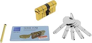 Tesa Assa Abloy, TX8B3030N, Cilindro De Alta Seguridad, TX80, Doble