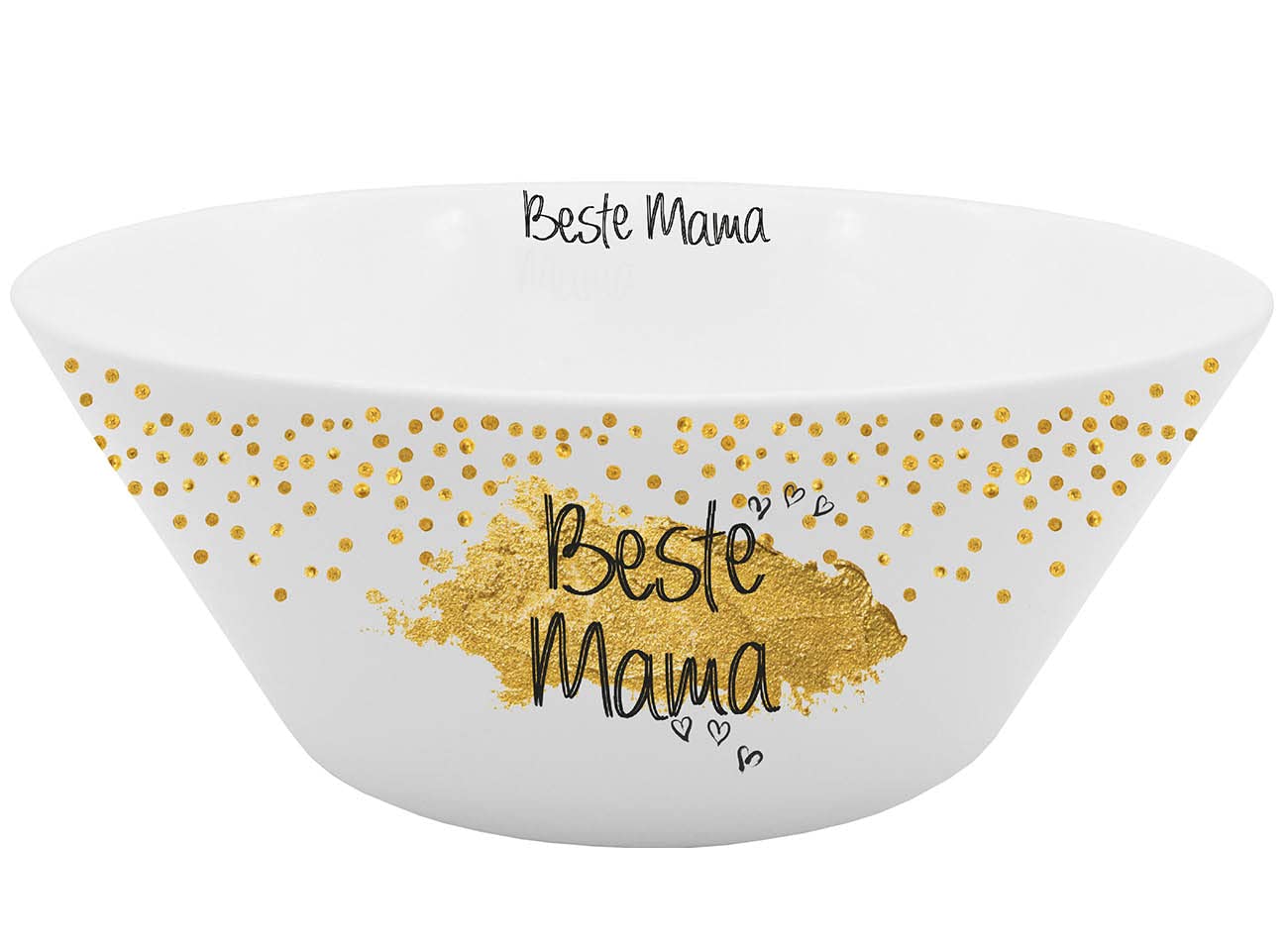 infinite by GEDA LABELS (INFKH)Cereal bowl "Beste Mama" gold 400 ml