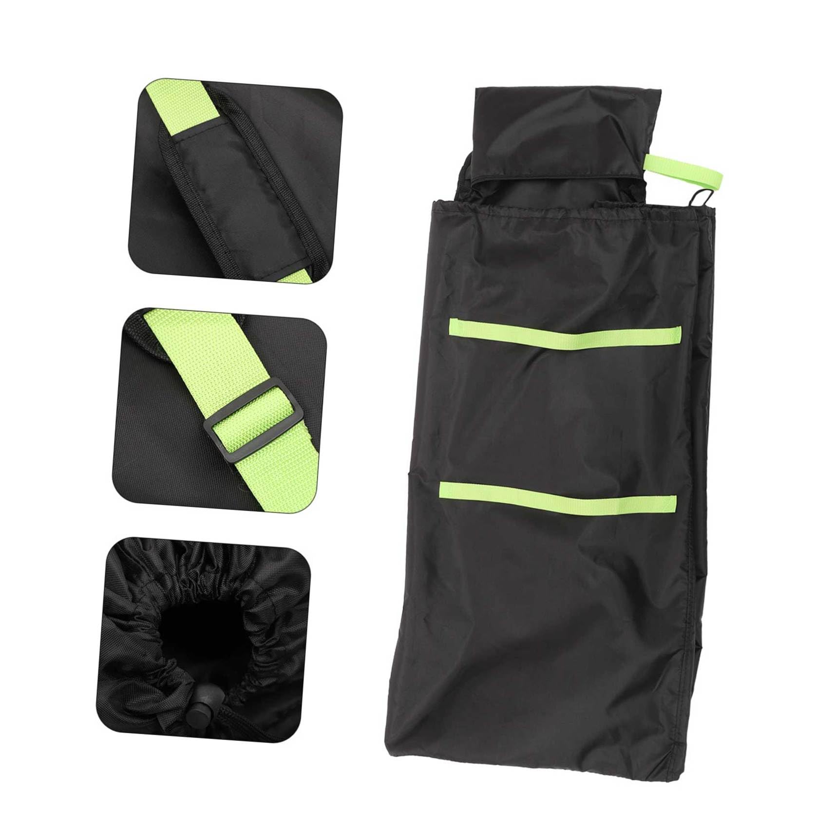 Borsa per Passeggino Doppio da Viaggio, Copertura per Gate Check | Oxford Cloth Nero, Doppie Tracolle per Trasporto, Facile da Pulire e Adatta a Viaggio