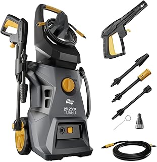 WAP Lavadora de Alta Pressão WL 2660 TURBO, 400L/h, com Aplicador de Detergente e Agulha Desobstruidora, 1800W 127V