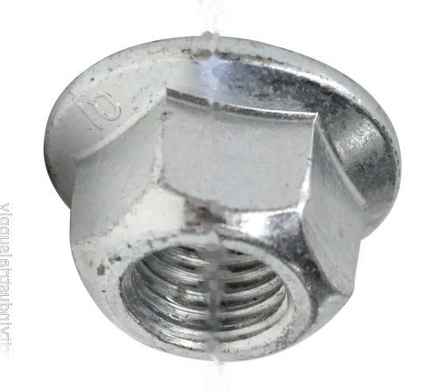 (Qty 5pcs) M14-2.0 Metric Hex Flange All Metal Lock Nuts 10.9 DIN 6927 Zinc M14x2.0 Hardware Fastener Kit Set RV2505S