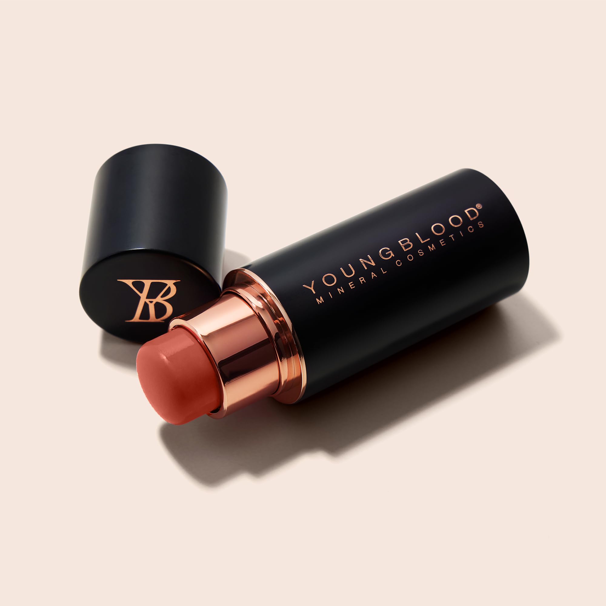 Vivid Luxe Creme Blush Stick - Tiramisu by Youngblood for Women - 0.32 oz Blush