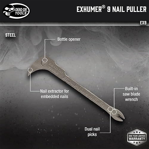 Miniatura 2 de Dead on EX9 - Extractor de uñas exhumador de 10-5/8 pulgadas