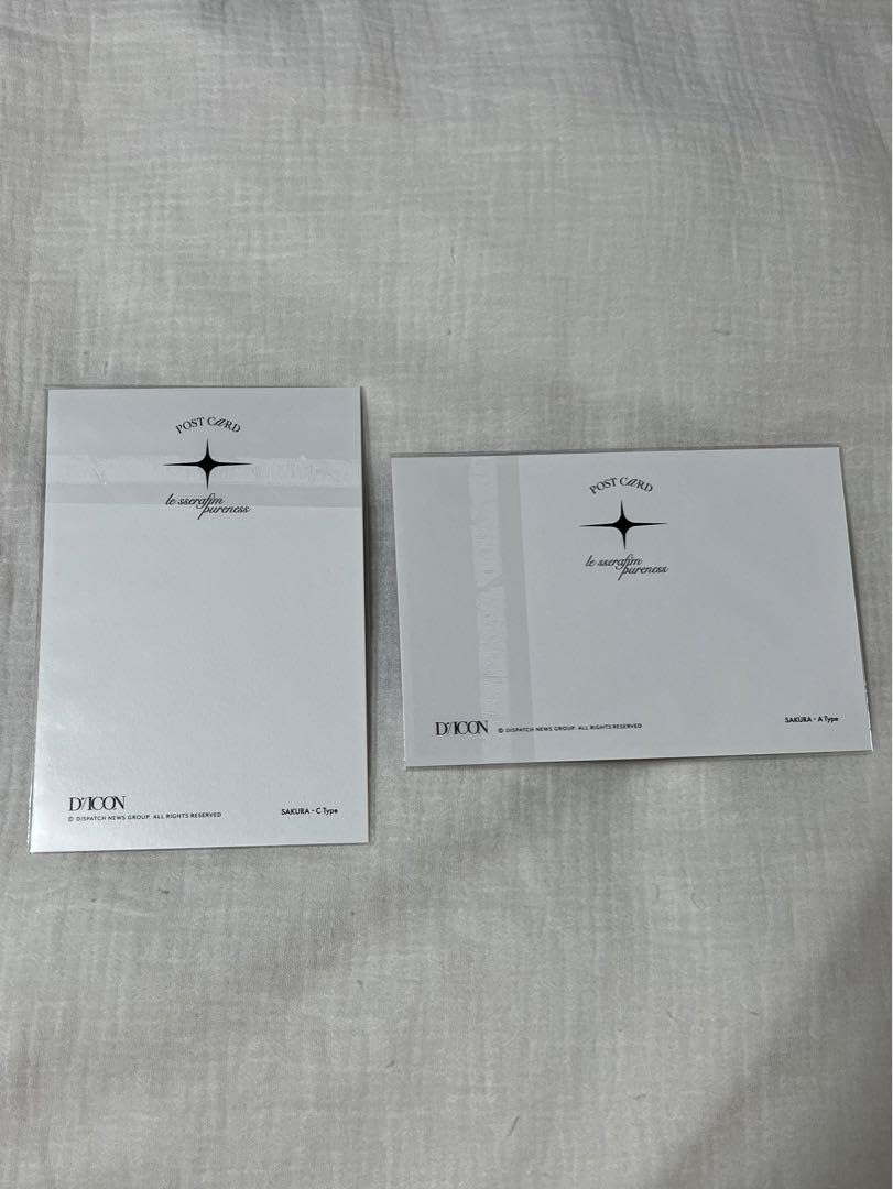 Amazon | DICON lesserafim ルセラフィム サクラ ポストカード 2枚