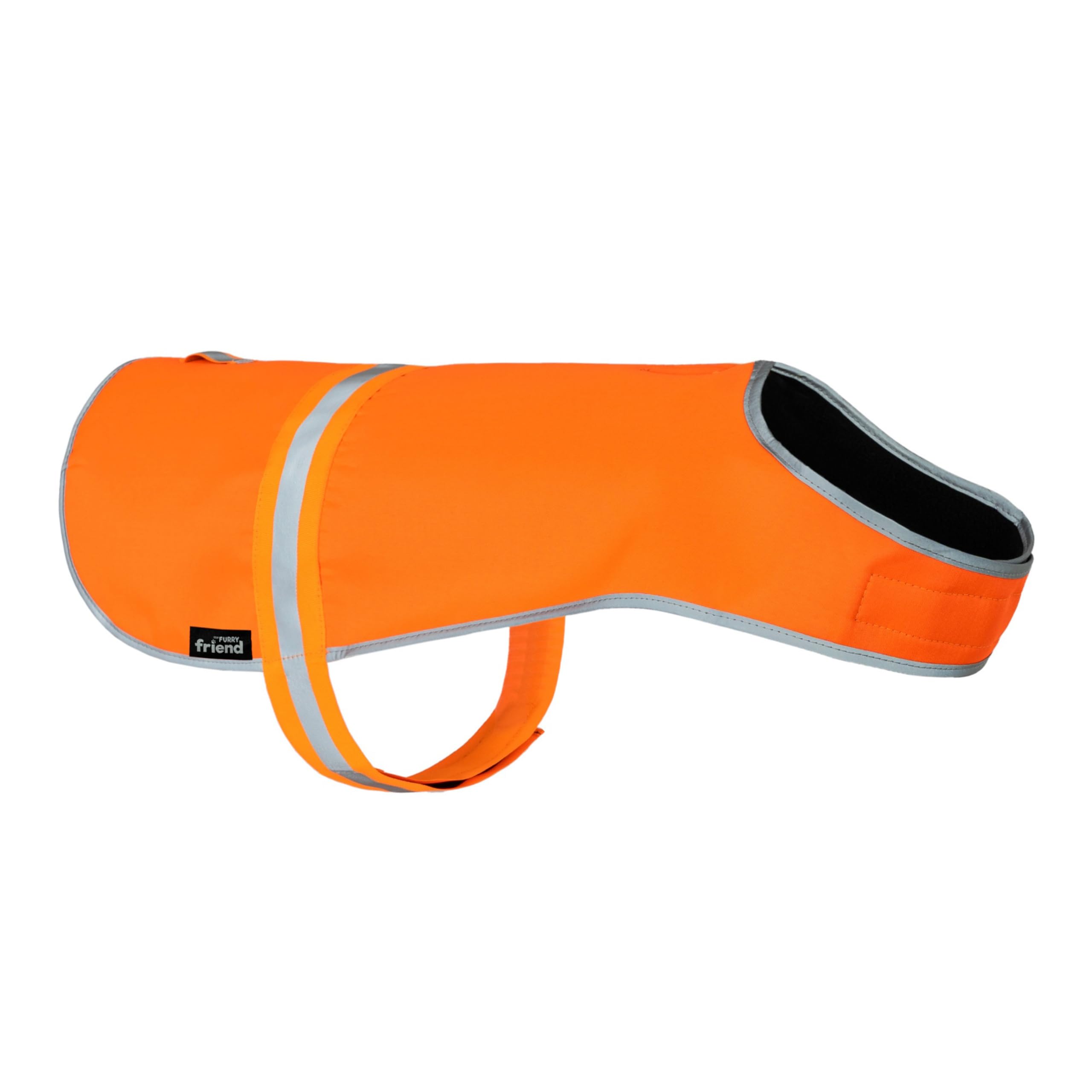 My Furry Friend Hoge zichtbaarheid/hoge zichtbaarheid voor honden | lichte zeer reflecterende katoenen jas | Houd je hond zichtbaar tegen auto's, fietsers, jachtvallen | 3 maten (S/M/L) | (M, geel