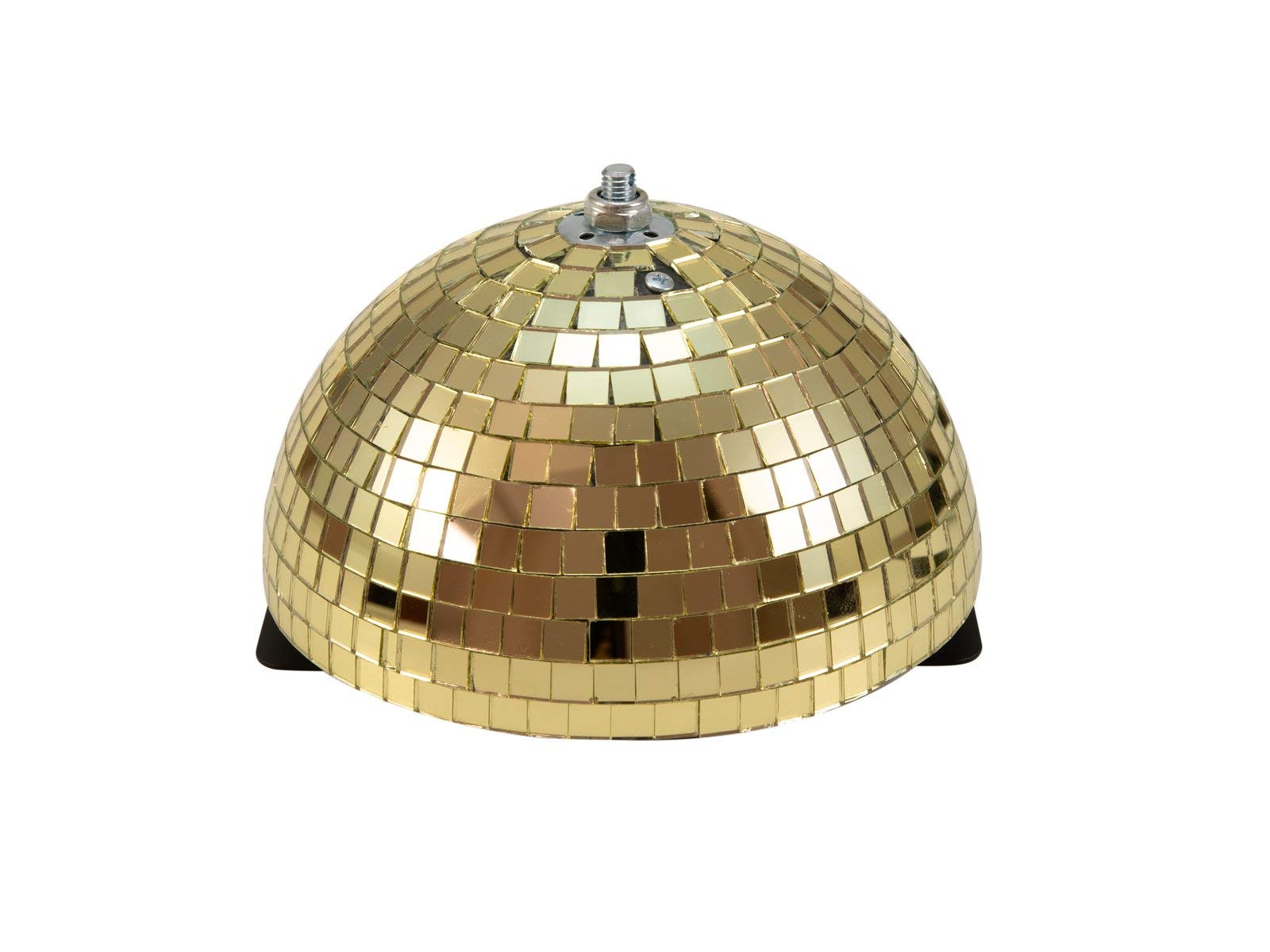 Demi-sphère Miroir Motorisée Eurolite Dorée - 20 Cm De Diamètre, Pour Clubs, Bars, Salles De Fête, Vitrines