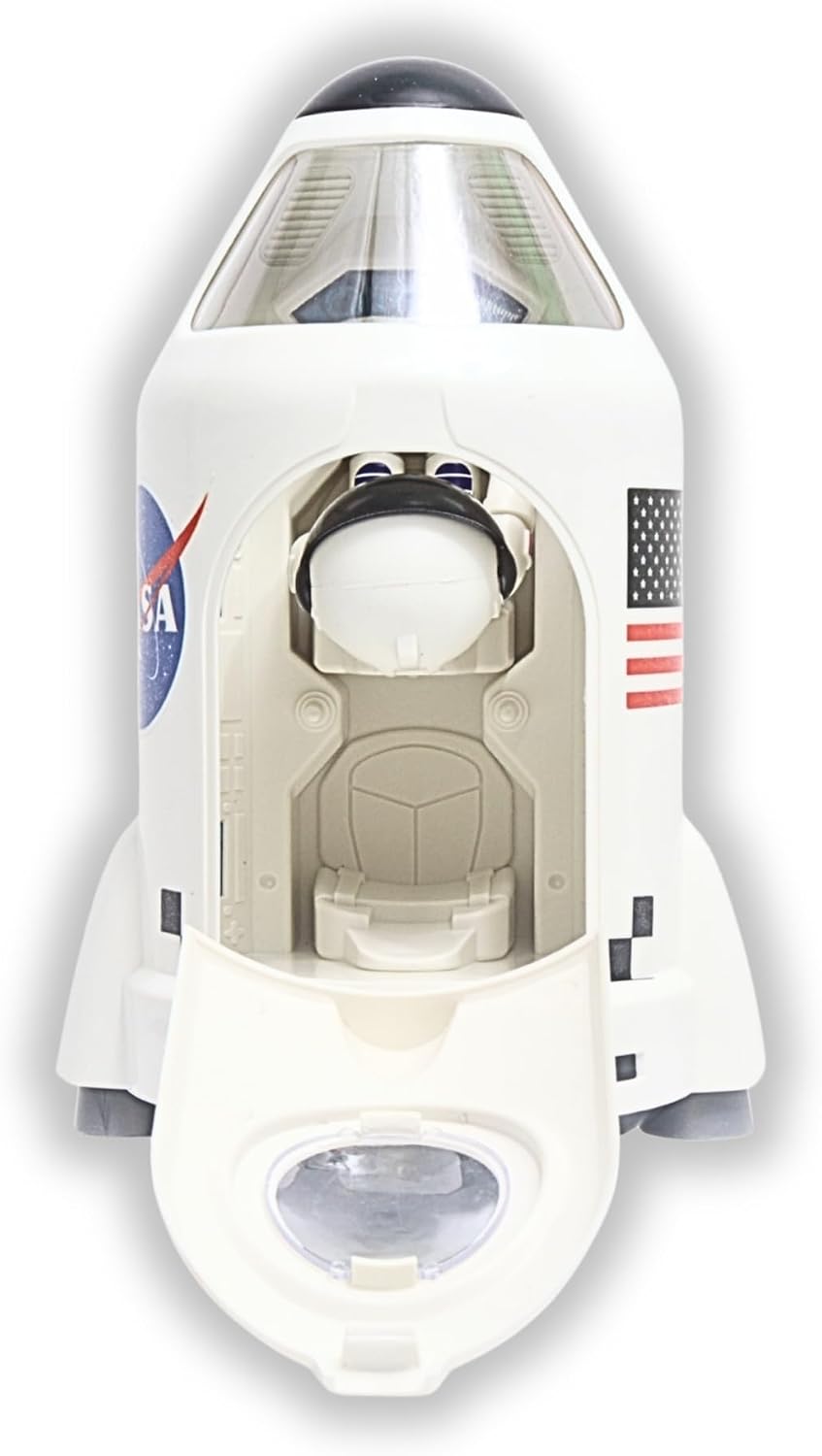 Space Adventure Series Daron Space Capsule with Astronaut Figure – 7-Inch Detailed Toy with Opening Hatch and Helmet – Imaginative Play for Ages 3+