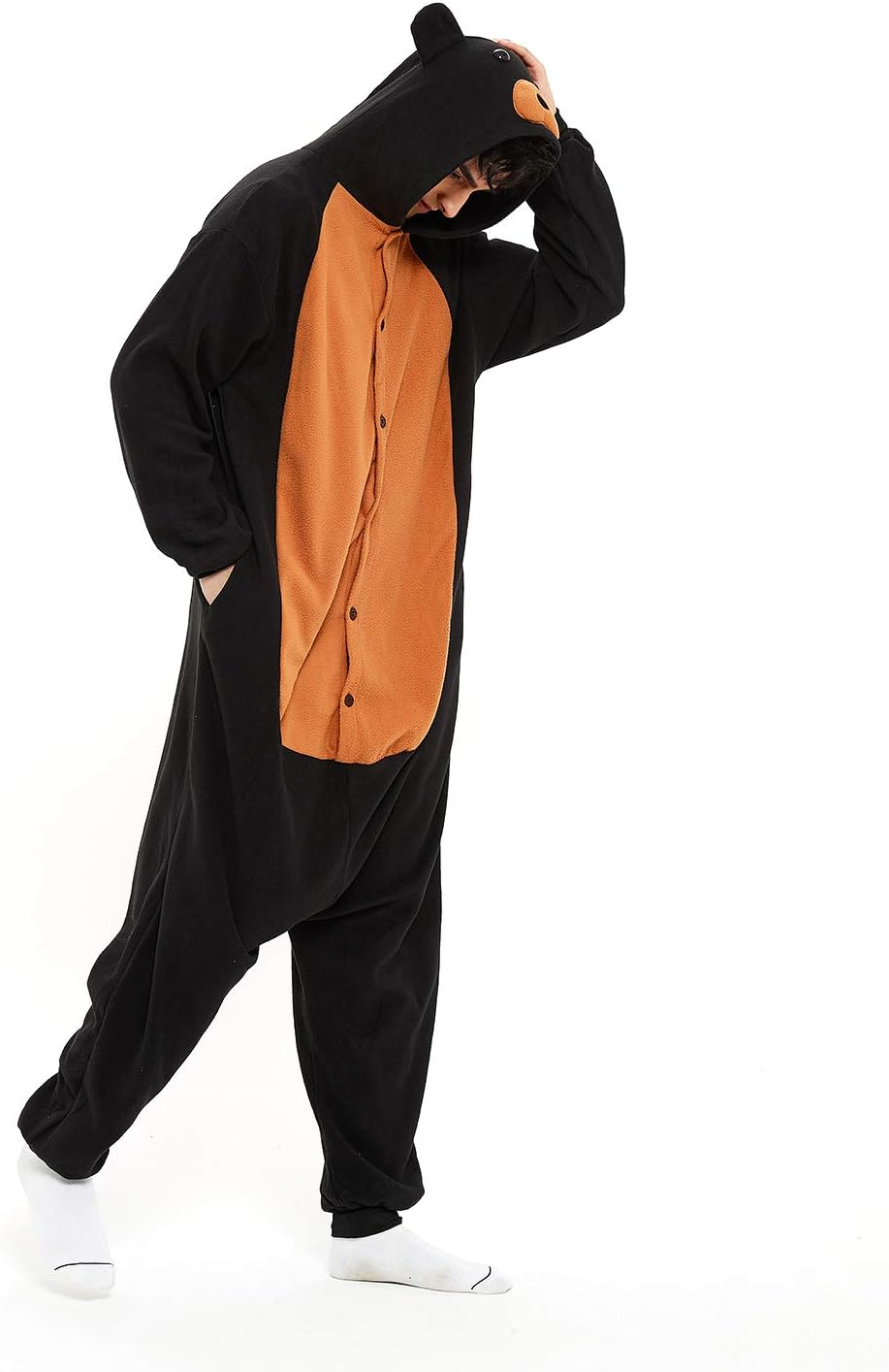 III HHONS Animal Onesie Costume Cosplay Teen Halloween Christmas Pajamas Onesies For Teen Women/Men - Image 8