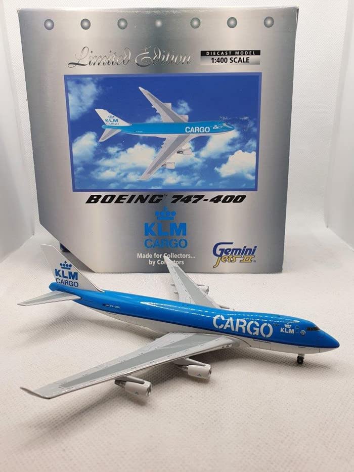 Amazon.com: GeminiJets for KLM for Boeing B747-400F PH-CKA Cargo 1