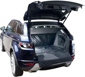 UK Custom Covers Tailored Waterproof Quilted Boot Liner Mat Black - QBL219B