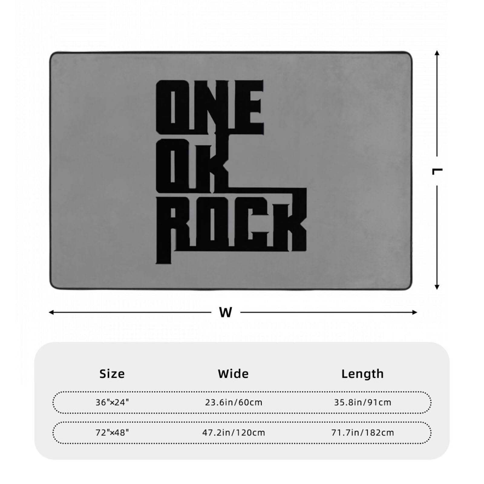 Amazon｜カーペット ワンオクロック One Ok Rock タイルマット