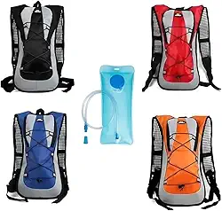 Mochila de Hidratação para Bike e Ciclismo – Bolsa Impermeável Com Reservatório – Leve, Compacta, Esportiva – Corrida, Trilha, MTB e Esportes
