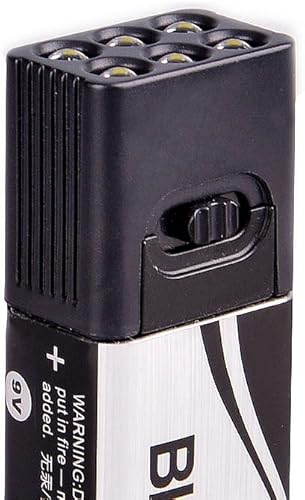 Miniatura 5 de Lixada Linterna de mano LED de 9 voltios Mini Camping Super Brillante Pokect Batería Linterna de Luz para Camping al aire libre, Senderismo, Caza y