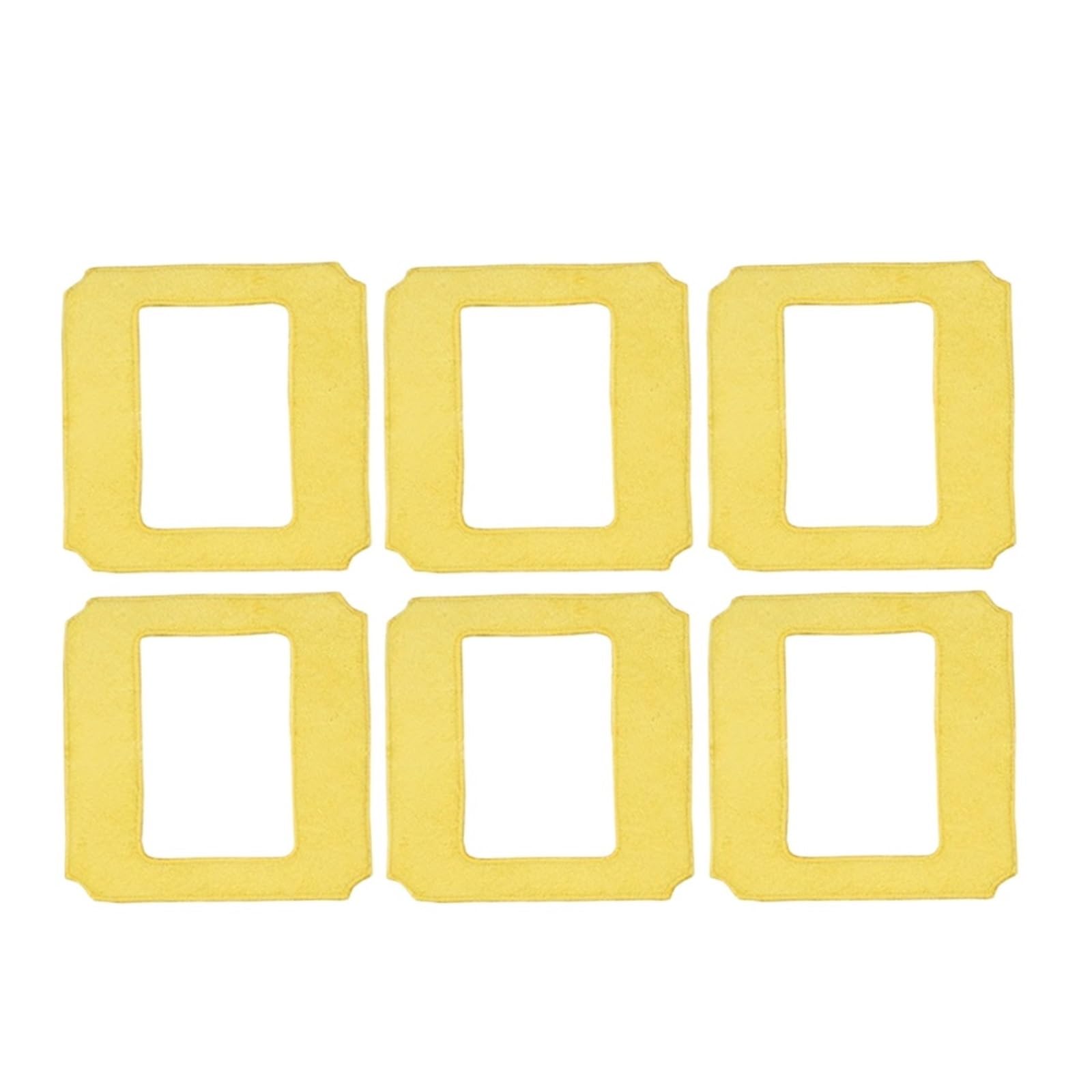 Wischtücher, Quadratische Reinigungstücher, Kompatibel Mit Purerobo, W-S3, W-S8S, W-S3S, Fensterreiniger-Teile, Fensterreinigungsroboter-Zubehör(6pcs)