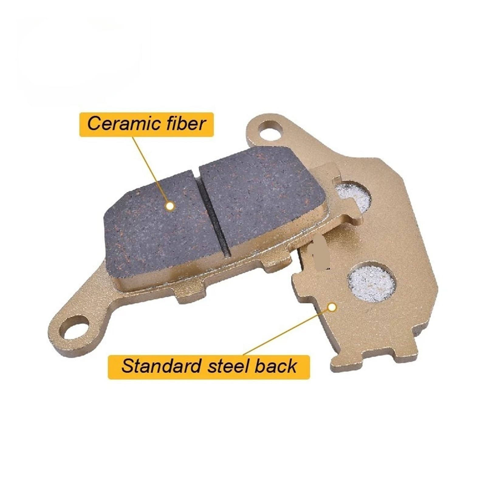 Juego Pastillas Moto para Yamaha YZF-R1 2004-2006 YZF-R6 04-12 YZF R1 R6 YZF600 YZF1000 Frenos De Motocicleta Juego Pastillas Freno Delanteras Y Traseras Cerámica para