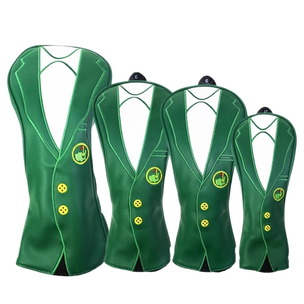 SchläGerkopfhüLlen Golfschläger-Kopfbedeckung, kompletter Satz, Hybrid-Kopfbedeckungen, Set, Golf-Kopfbedeckung, Driver, Holz, Eisen, Putter-Kopfbedeckung Golf SchläGerhauben(Iron Set)