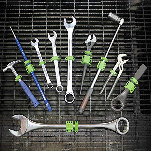 Image of Peakworks Tool Tethering System, 5 /8 inch Round Clamp, HDPE, Green, V8561201