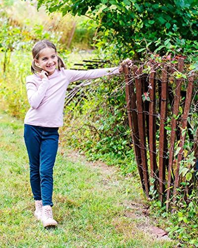 MeMoi Girls' Pull-On Cotton Blend Denim Leggings3