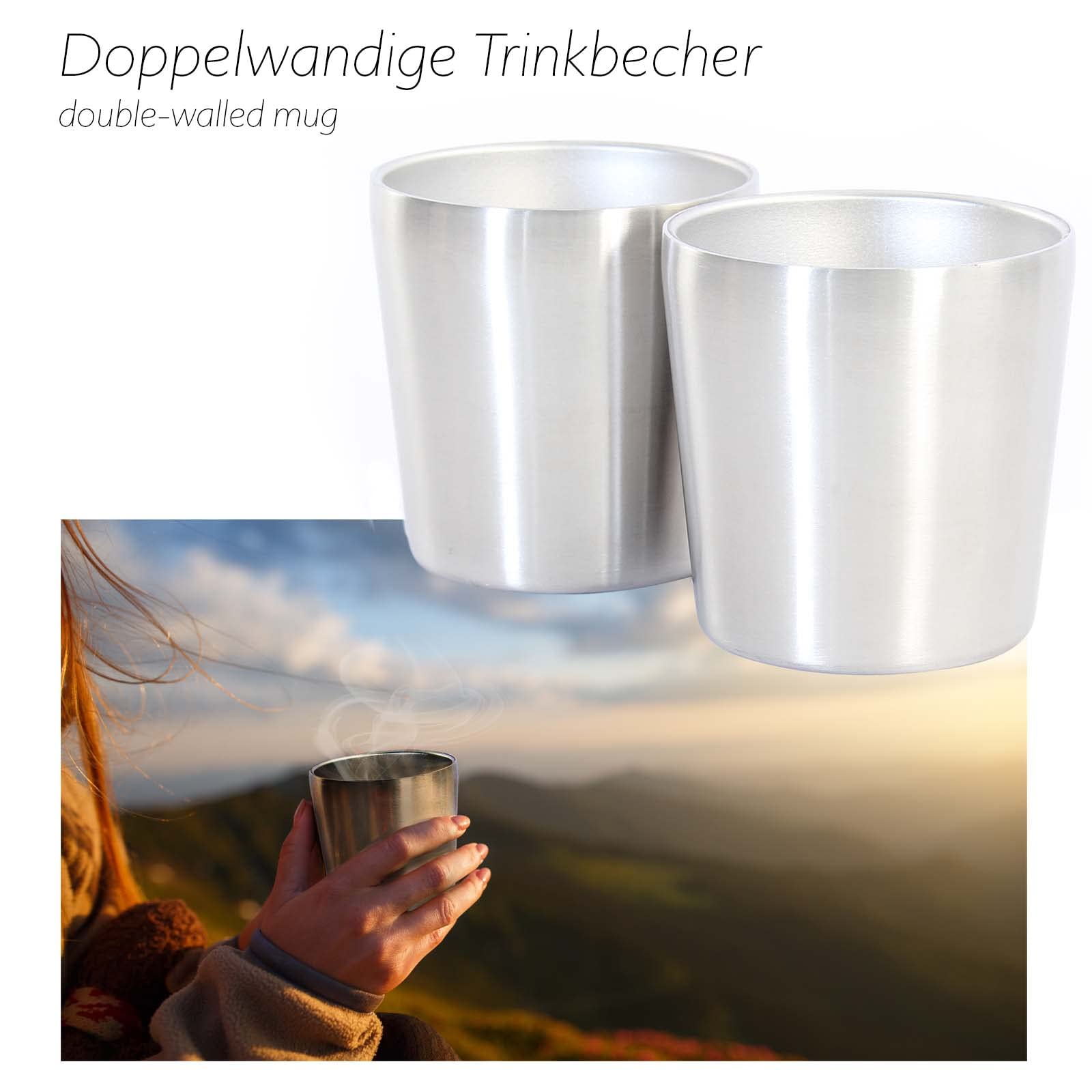 Camping Geschirr Set Kochgeschirr für Outdoor Kochausrüstung mit Wasserkocher