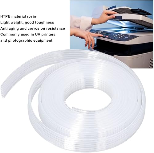 Miniatura 2 de Tubo de tinta flexible de repuesto de 6 líneas Tubo de tinta de impresora de 9.8 ft Tubo de tinta HTPE resina UV Tubo de tinta (transparente)