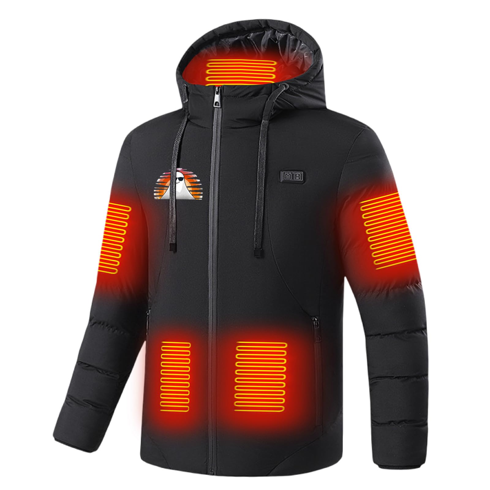 Veste Chauffante Manteau Doudoune Chauffant Homme Femme éLectrique Usb Moto VêTement De Chauffage Avec 21 Zones De Chauffé Gilet Chaud Lavable Pas Cher Chauffant Veste Pour Ski PêChe