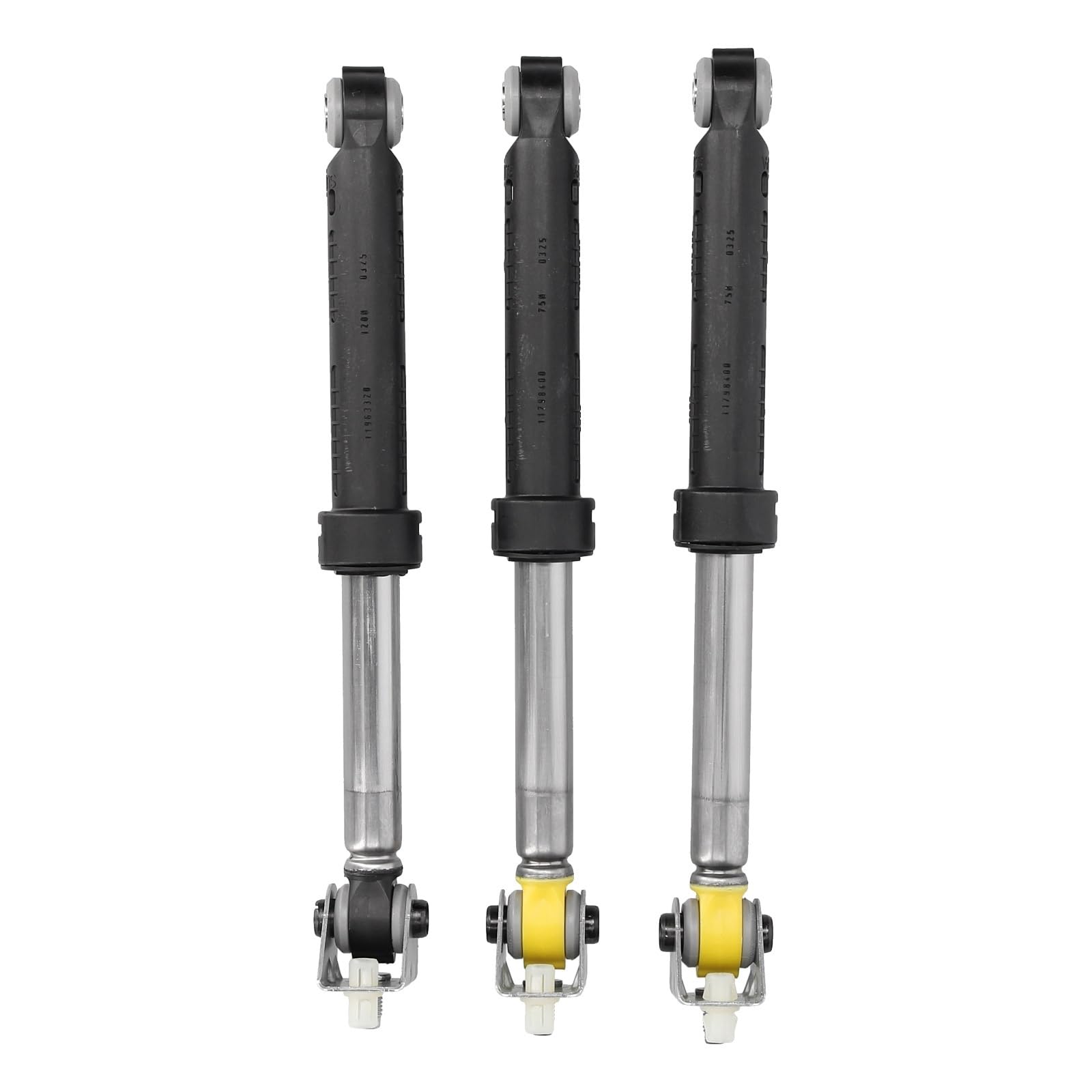 LUTH Premium Profi Parts Stoßdämpfer Set 120N (3 Stück) kompatibel mit Miele 09850882 09850881 09850880 09812250 SUSPA 11963320 Waschmaschine Bottichdämpfer Trommeldämpfer Reibungsdämpfer