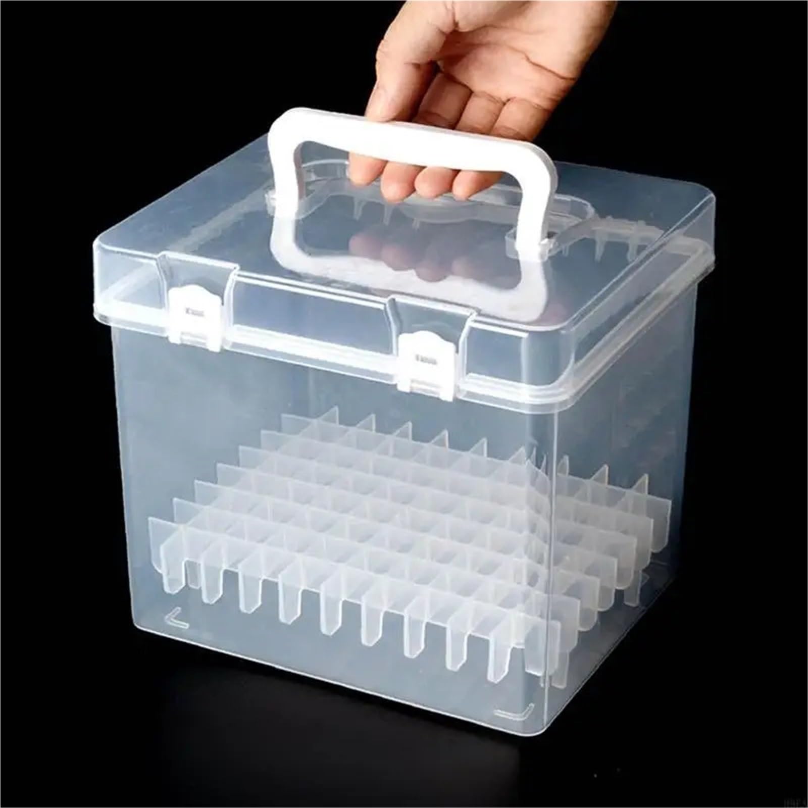 Stiftehalter Multifunktionsstift for Etui, transparenter Kunststoff, farbiger Halter, tragbarer Pinsel Für Schreibtische(108 colors)