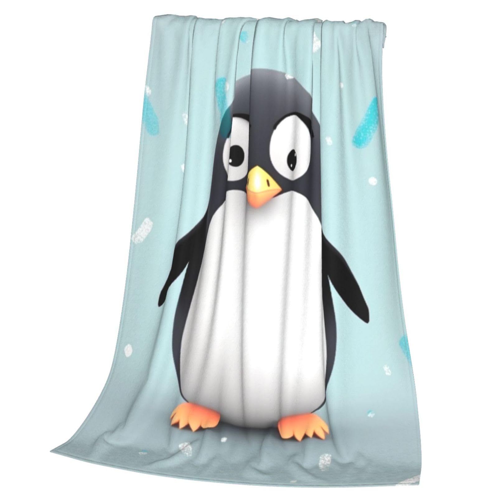 Pinguïn Familie Print Gooi Deken Warme Gezellige Zachte Herfst Gooi Deken voor Bank Bed Sofa Reizen en Gift Lichtgewicht Fleece Deken Donzige Pluizige Dekens