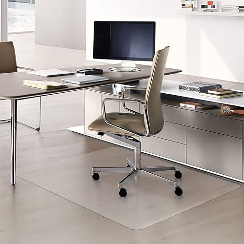 Miniatura 3 de Naturehydro Tapete para silla de oficina para suelo de madera dura, 48 x 48 pulgadas, tapete de suelo para silla de escritorio de computadora,