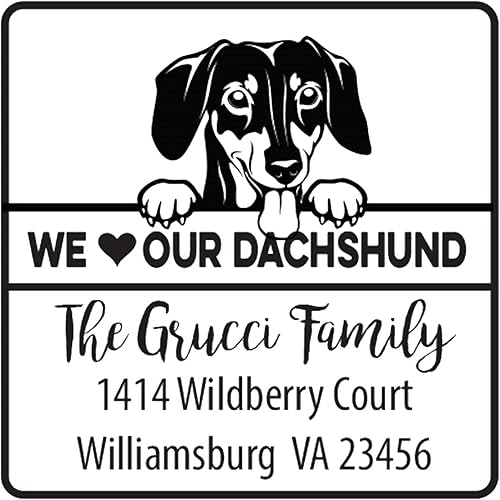 Vista 77 de Infusion Sello de goma cuadrado personalizado para raza de perro (Labrador Retriever)