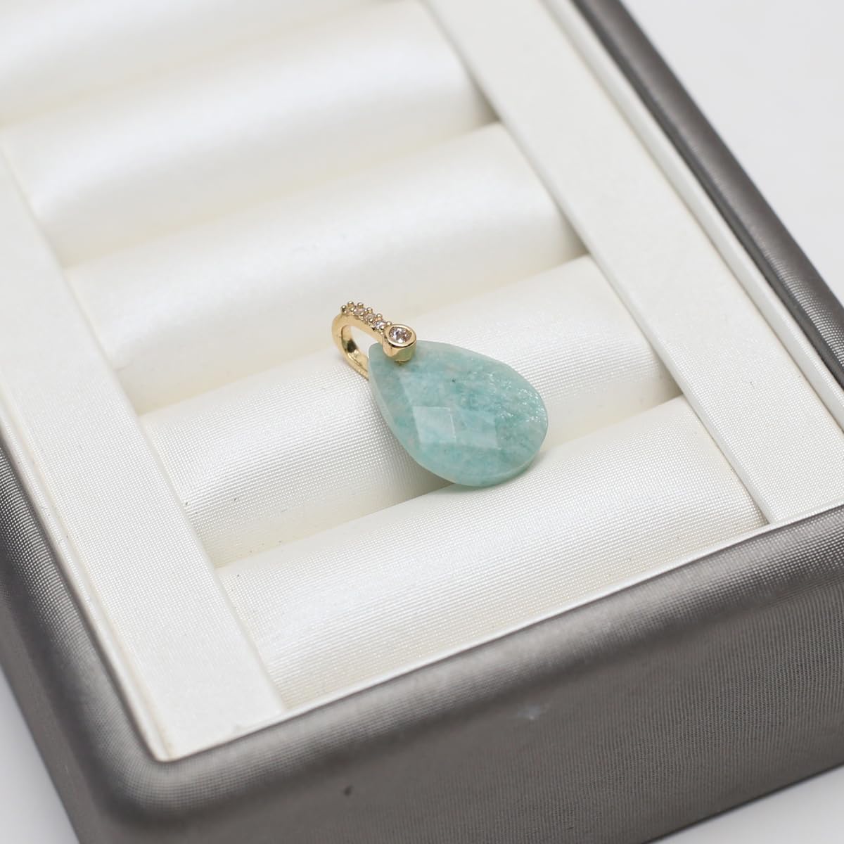 LE SKY Natural Stone Pendants Healing Crystal Gemstones with Rhinestone Charms for jewelry Making Necklace DIY Craft Gift - Image 7