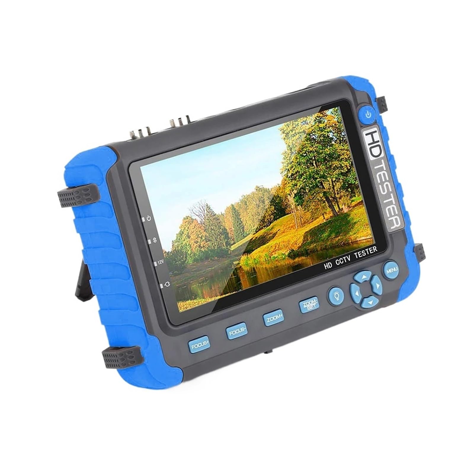 IV8W 4K CCTV Tester 5 Zoll Überwachungskamera Monitor for AHD/CVI/TVI CVBS Analog Test Mit VGA Eingang UTP CFTV Tester(12W)