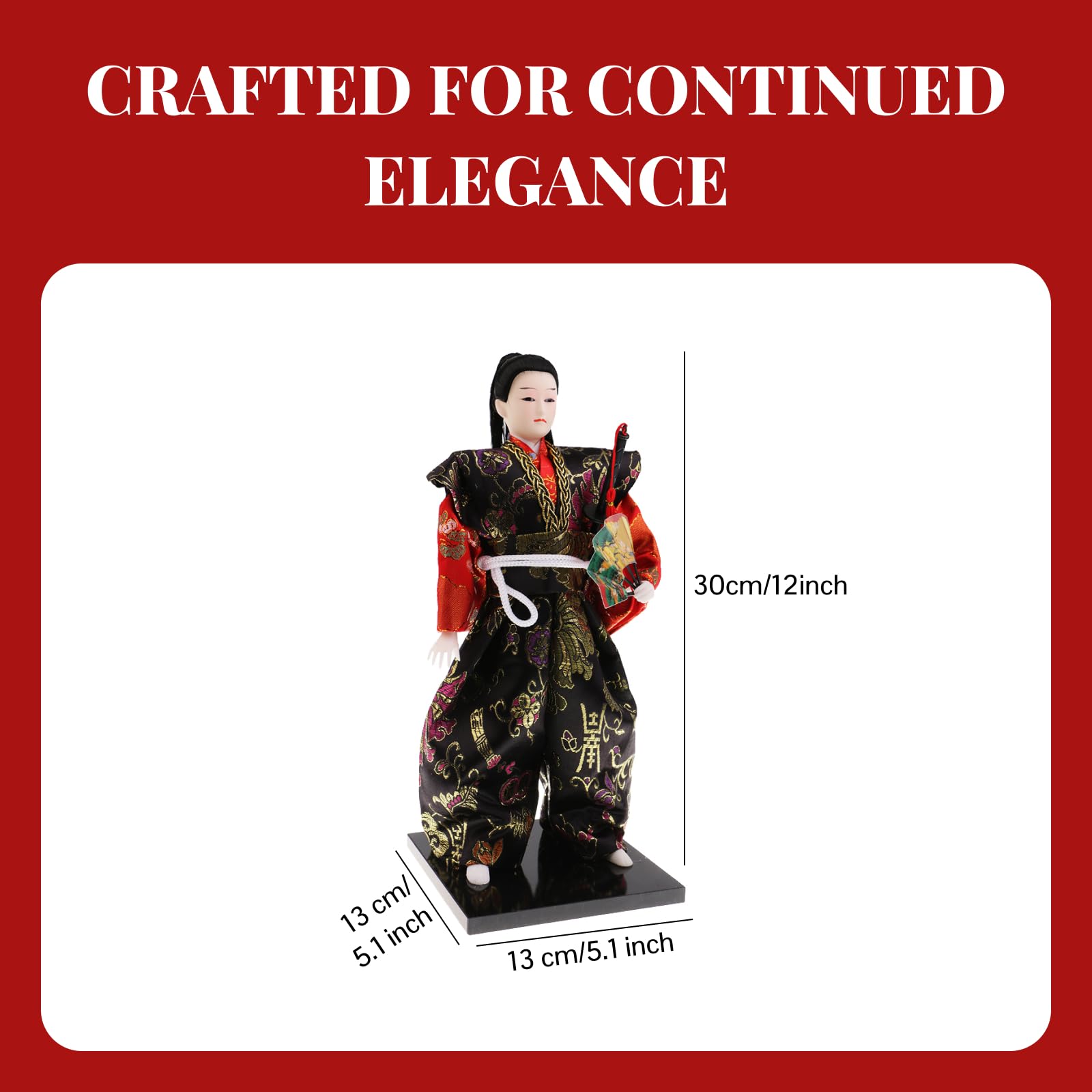 Amazon.com: JunZheHub Japanese Samurai Doll Arts Crafts Humanoid