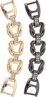 VALICLUD 2Pcs Liga Bolsa Alça da Bolsa Cadeia Substituição Handle Tote Bag Cadeia Fechos Acessórios para DIY Bolsa de Ombro Bolsa de Saco de Fazer Artesanato Decoração