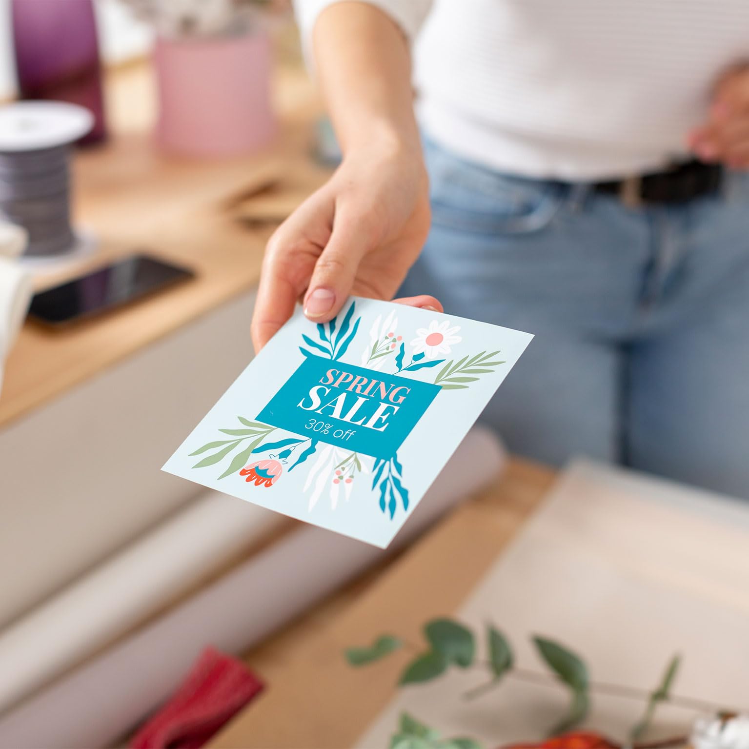 Volantini Personalizzati A4 A5 A6 – Stampa Professionale su Carta Patinata Lucida 135 g (200, A5)