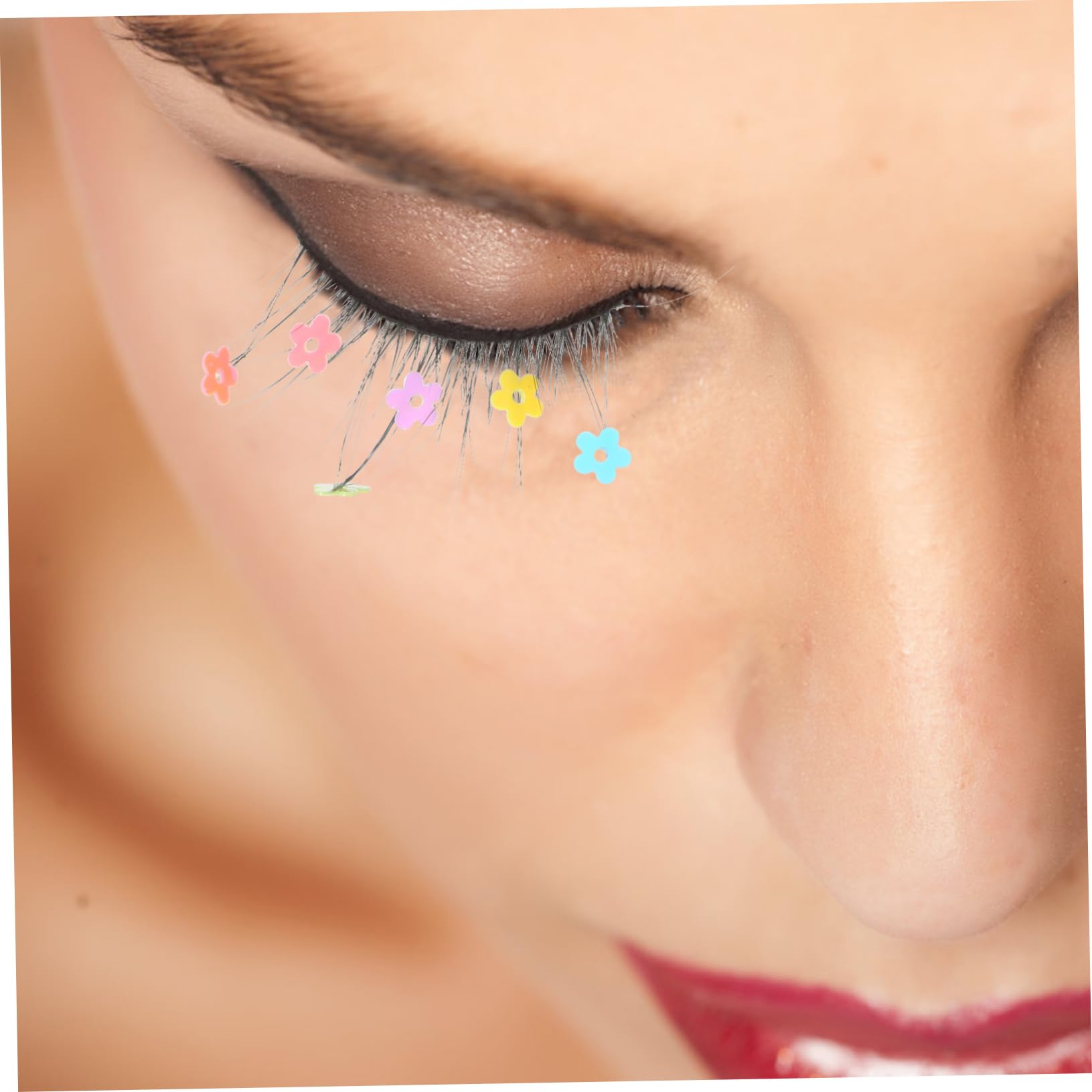 Healeved 9 Paia ciglia finte con paillettes ciglio ciglia cosplay ciglia femminili fake lashes false lashes ciglia per il trucco delle donne ciglia finte da donna Imitazione