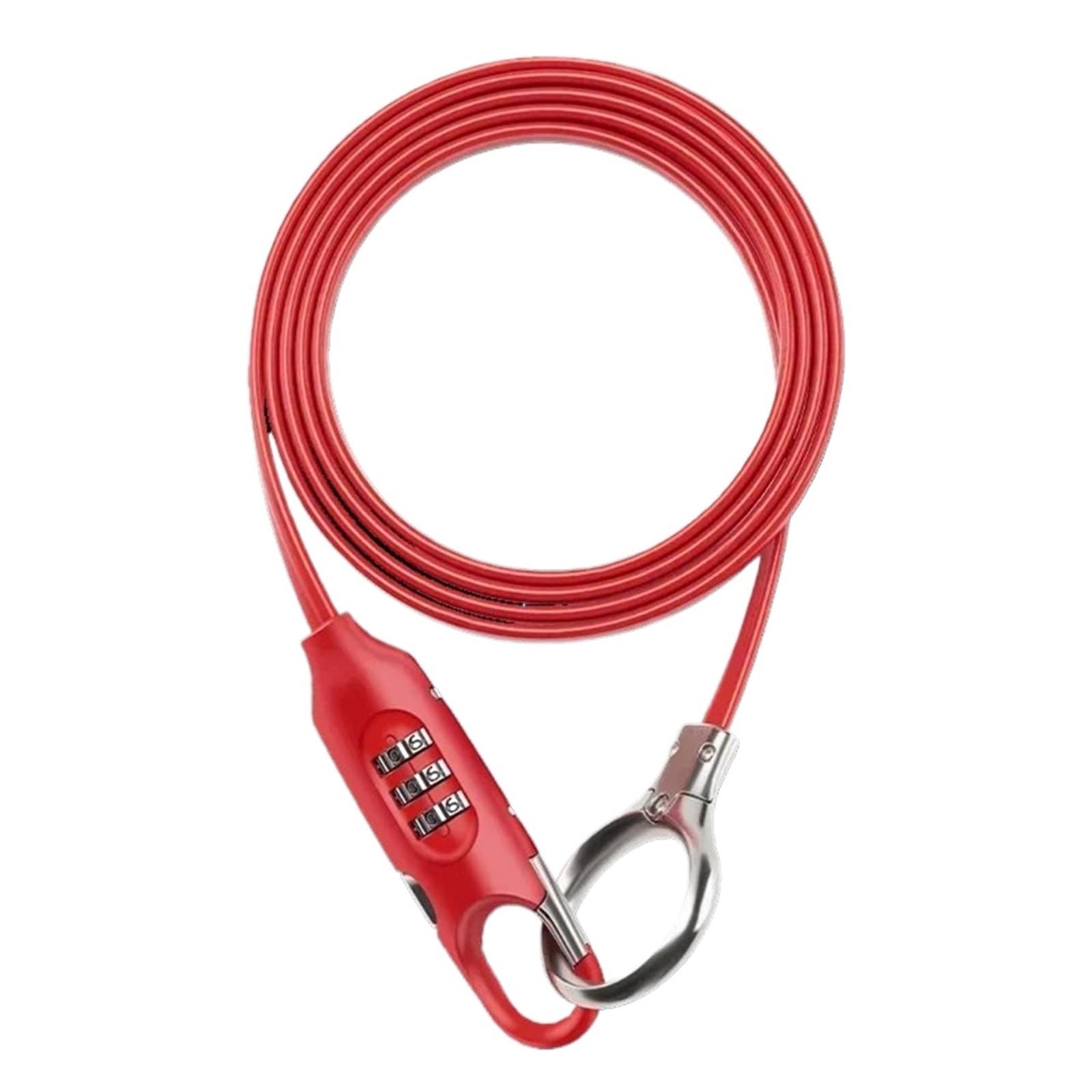 Uatdpmng Pl3001 Red Motorcycle Handlebar Lock Portable Lock Safety Chain For Motorcycle Electric Security